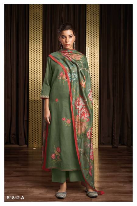 Jewel S1812 By Ganga Printed Designer Salwar Suits Catalog
